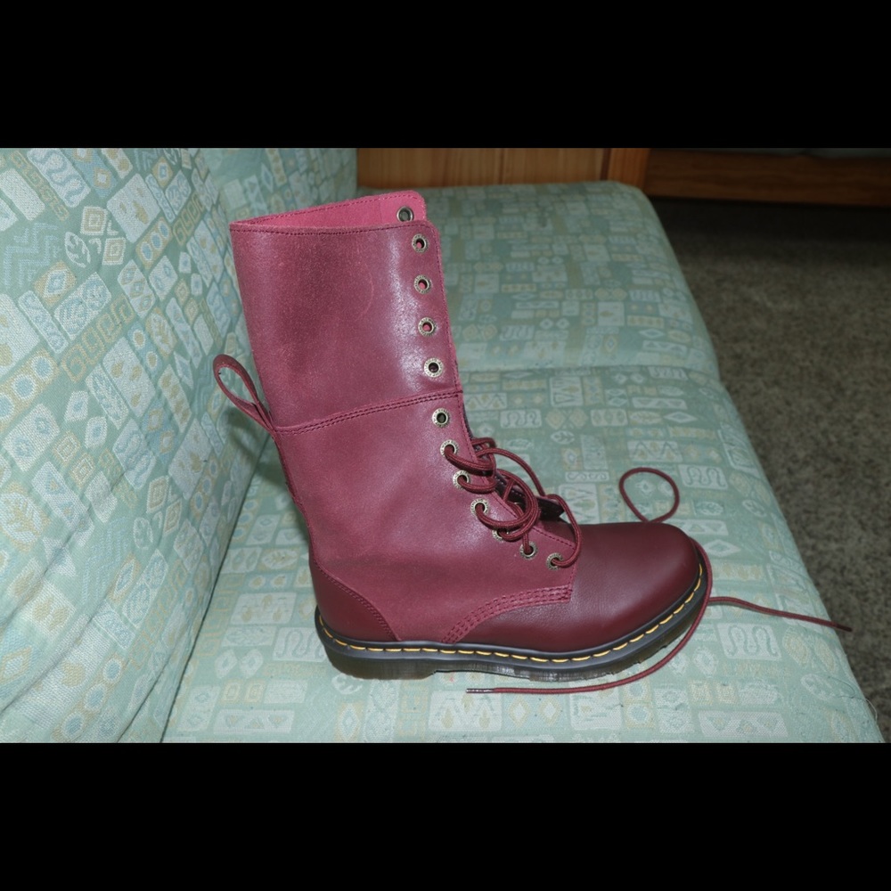 Dr Martens Hazil Womens  - Cherry Red
